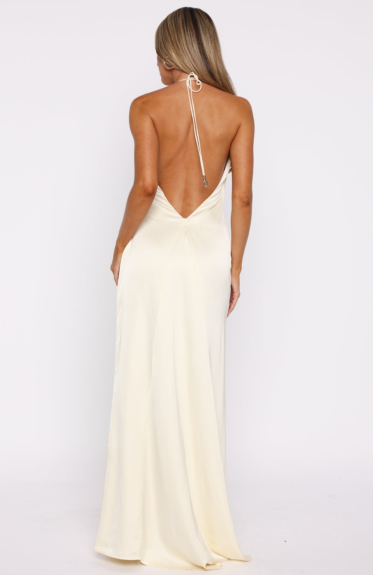 fitted lace wedding dress Alissa Black Maxi Dress – Boutique Amore main image 0