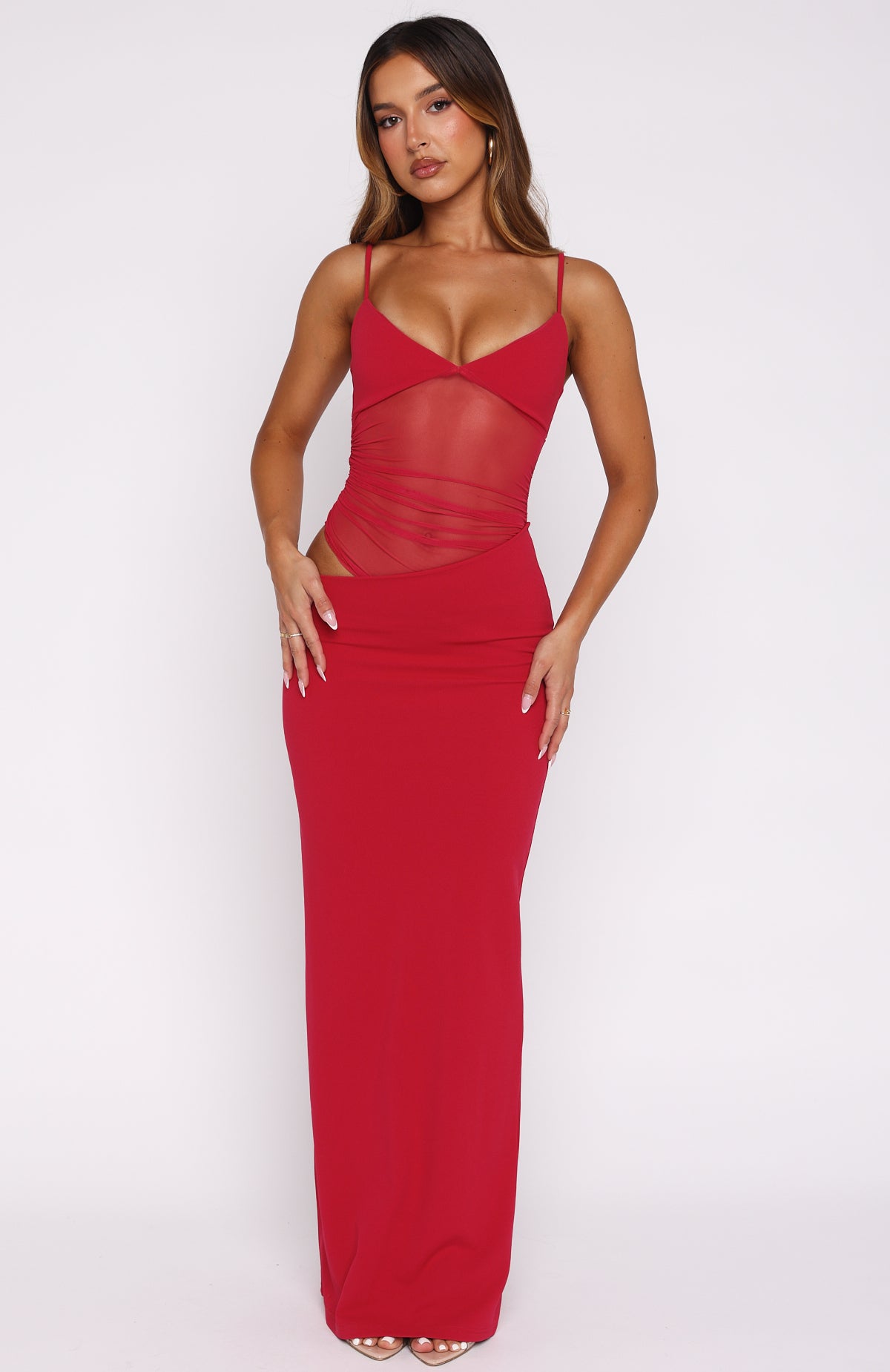 Call Me Up Maxi Dress Berry | White Fox Boutique US