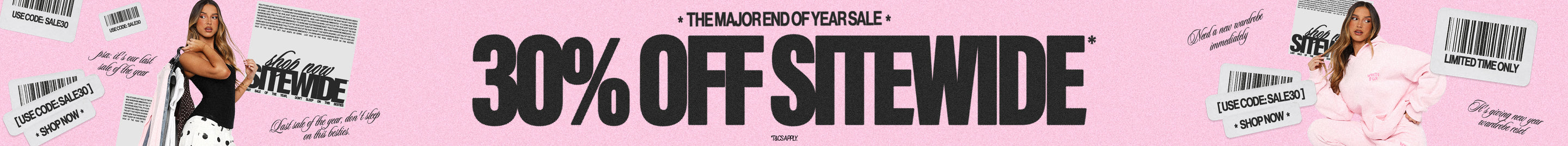 30% OFF SITEWIDE BOXING DAY