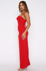 Poppy Dream Maxi Dress Red