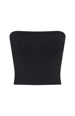 Discipline Strapless Crop Black