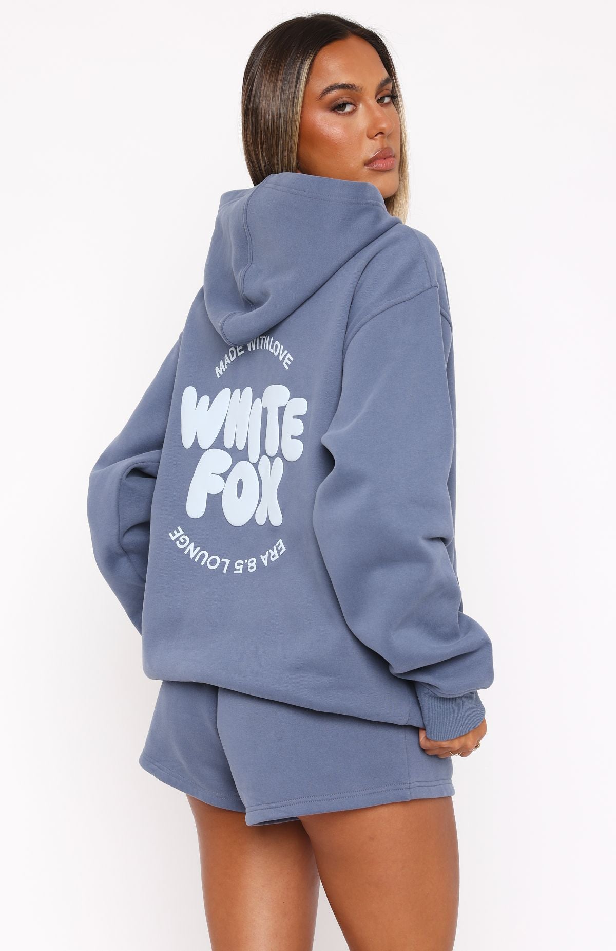 Off-White™ - Wave Outline Diag Slim Zip Hoodie | HBX