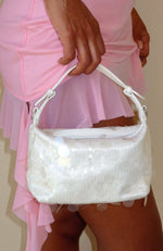 Eliana Top Handle Bag White