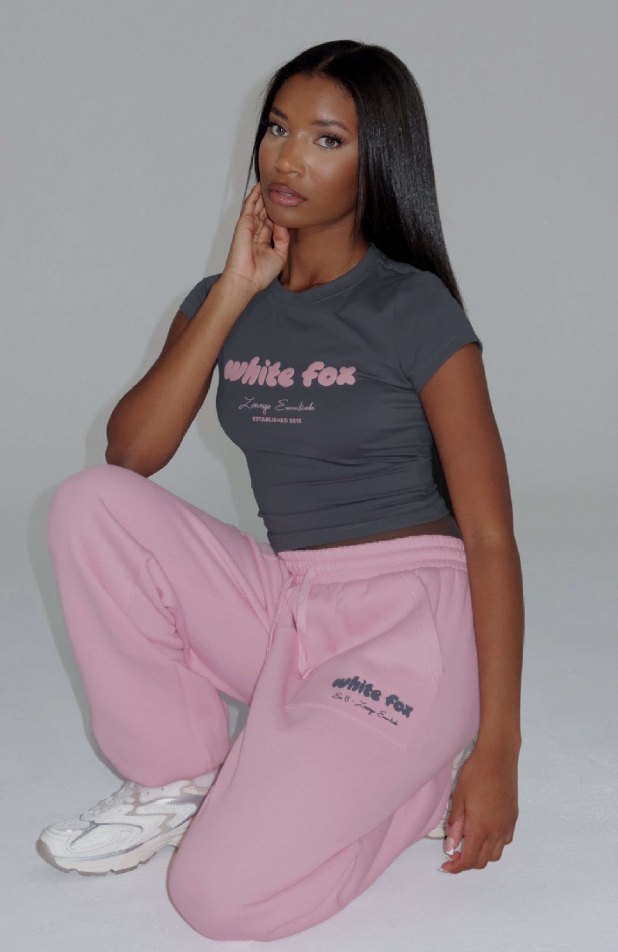 Era 8 Baby Tee Slate | White Fox Boutique US