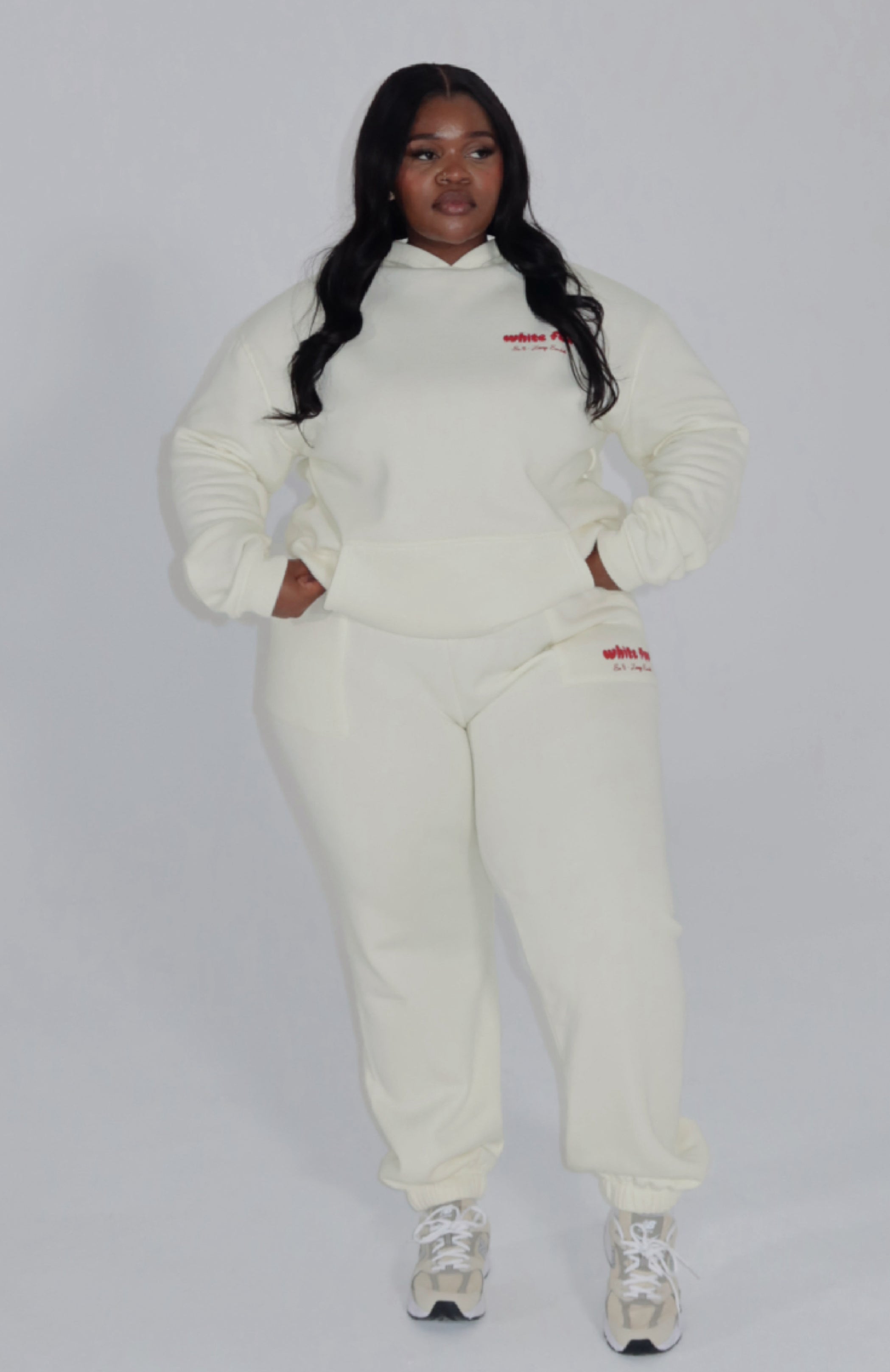 Era 8 Sweatpants Cherry Cream | White Fox Boutique US