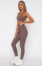 Go Getter High Waisted Leggings Cocoa