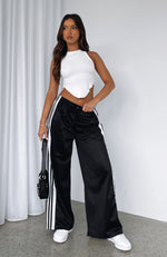 Feed The Fire Track Pants Black