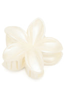 Floral Charm Hair Clip Pearl