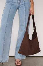 Fool For You Suede Bag Espresso