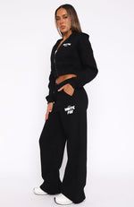 Offstage Wide Leg Sweatpants Monochrome