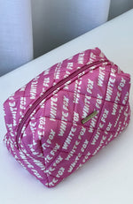 Getting Ready Cosmetic Bag Pink