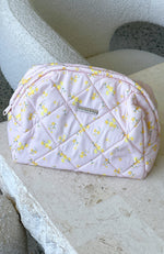 Getting Ready Cosmetic Bag Yellow Bloom