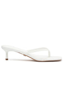 Hamptons Thong Heels White