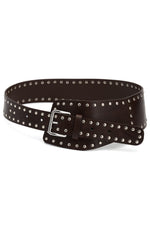 Haydn Belt Chocolate/Silver