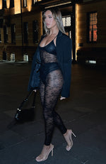 Highlight Reel Lace Jumpsuit Black