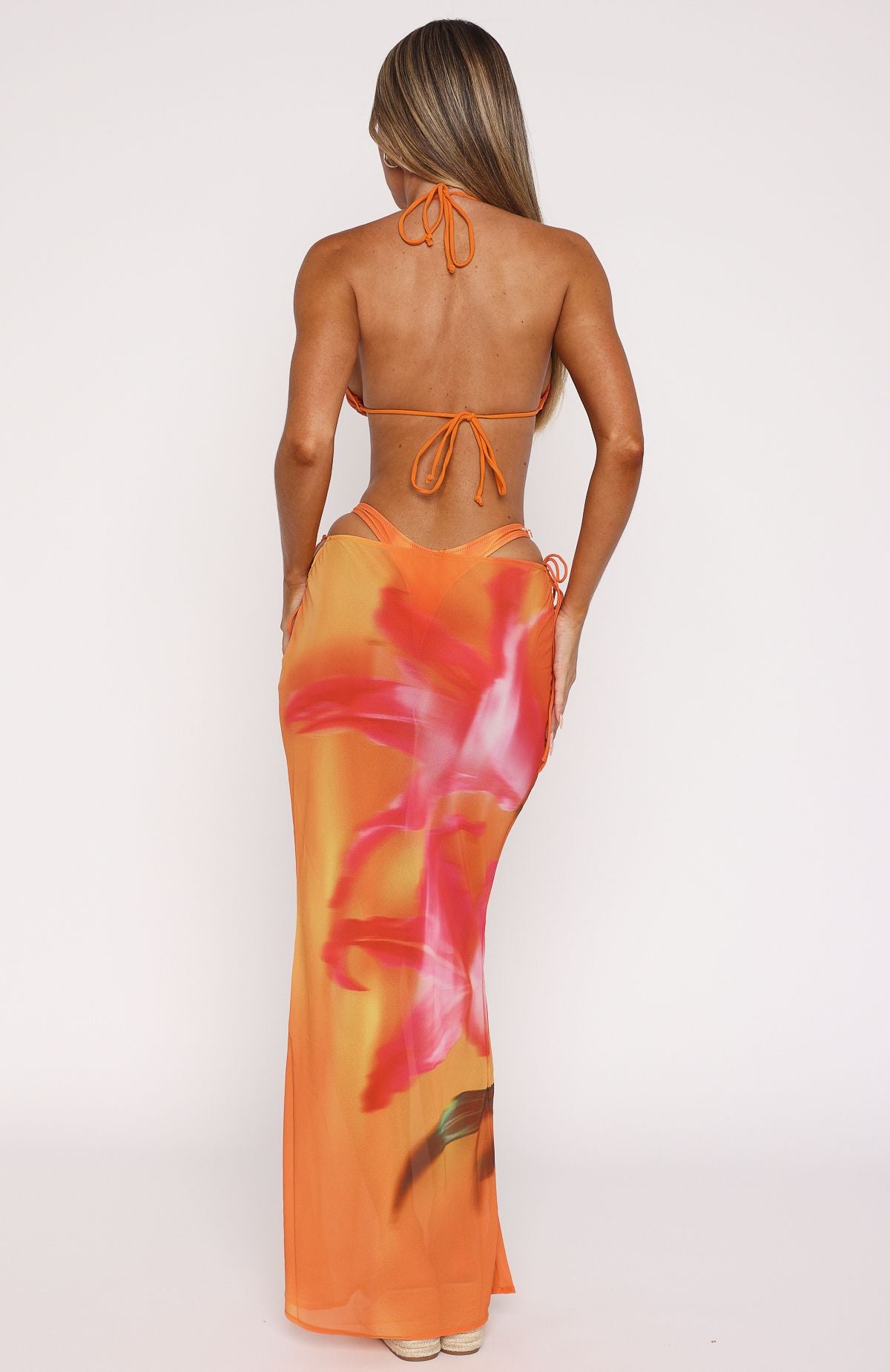 bets are off maxi dress sunset floral Bets Are Off Maxi Dress Sunset Floral Whitefox