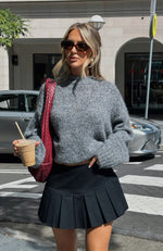 Ice Queen Knit Sweater Smokey Grey