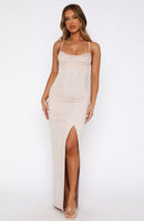 Just Be Friends Maxi Dress Sand