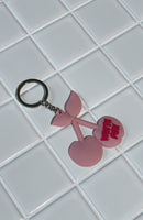 Cherry On Top Keychain Pink