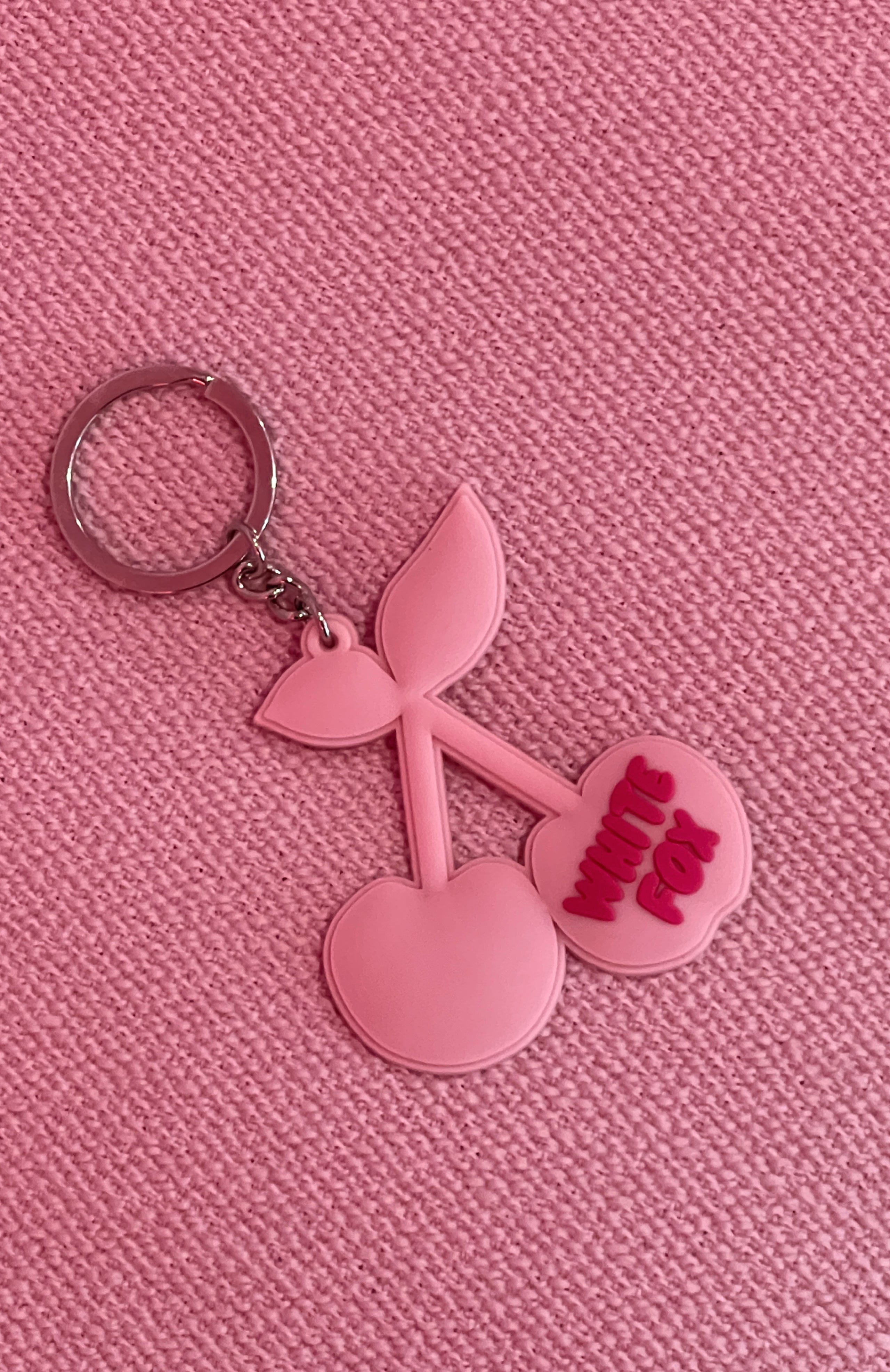 Cherry On Top Keychain Pink | White Fox Boutique US
