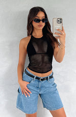 Line Of Fire Top Black