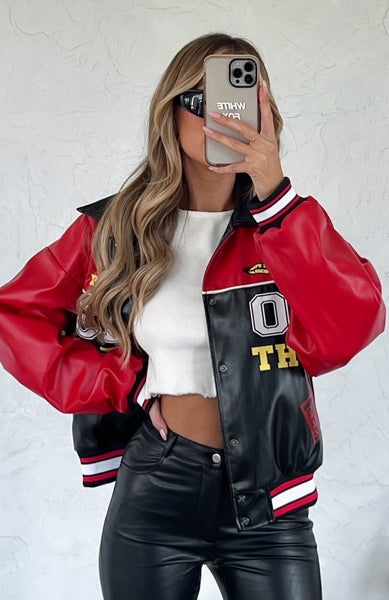 San Francisco varsity bomber jacket - PULL&BEAR