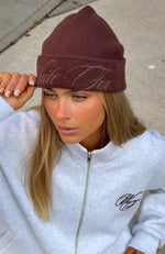 Studio 17 Agnes Beanie Chocolate | White Fox Boutique US