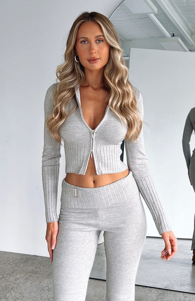 White Fox Boutique All for One Ribbed Crop