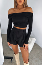 Hey Vacay Shorts Black