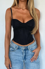 Switching It Up Bustier Black