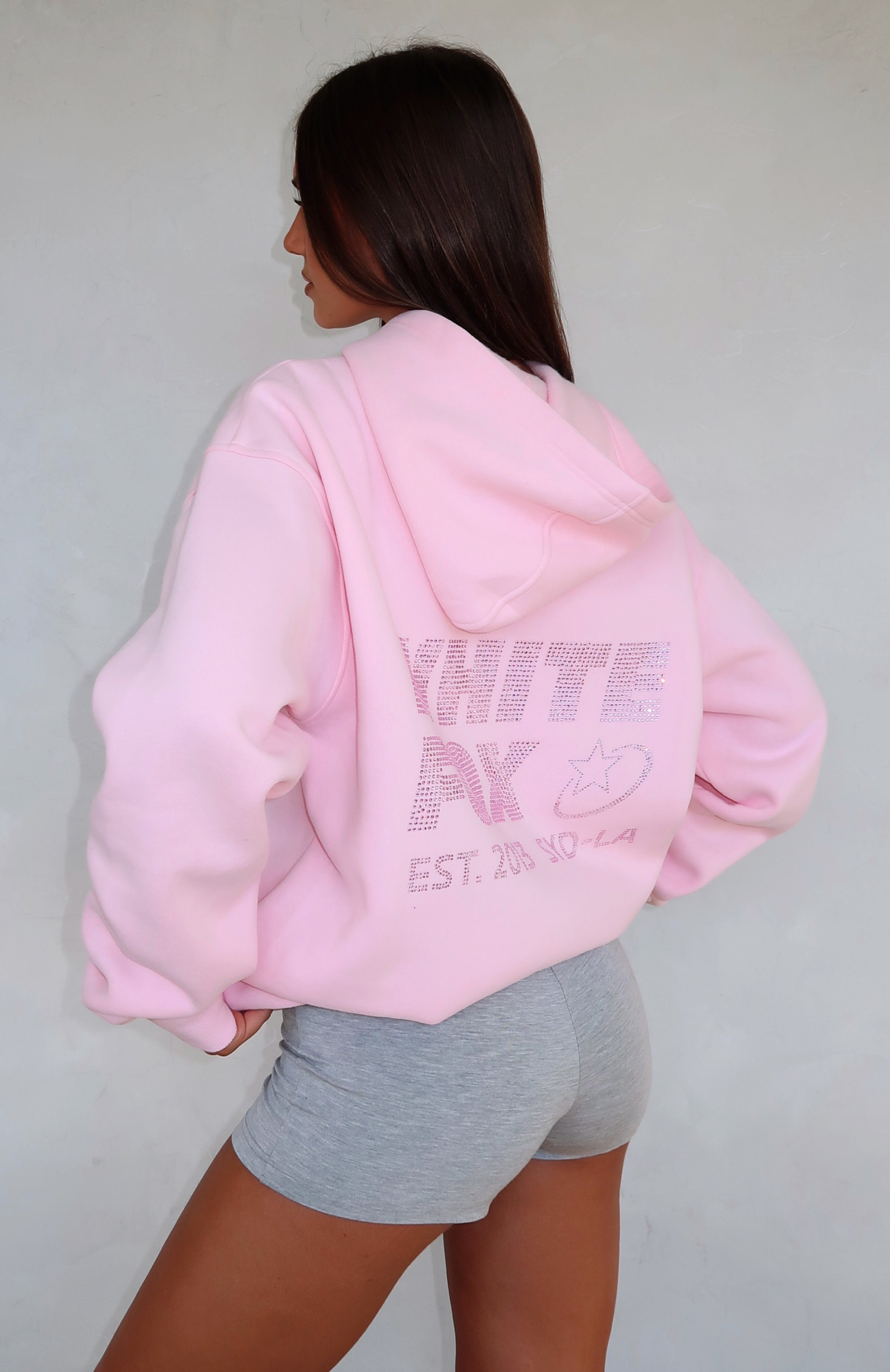 Always Shining Oversized Hoodie Posy | White Fox Boutique US