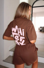 The New Standard Oversized Tee Chocolate