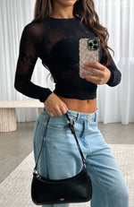 Angie Shoulder Bag Black