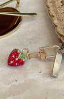 Stefanie Key Ring Red Strawberry