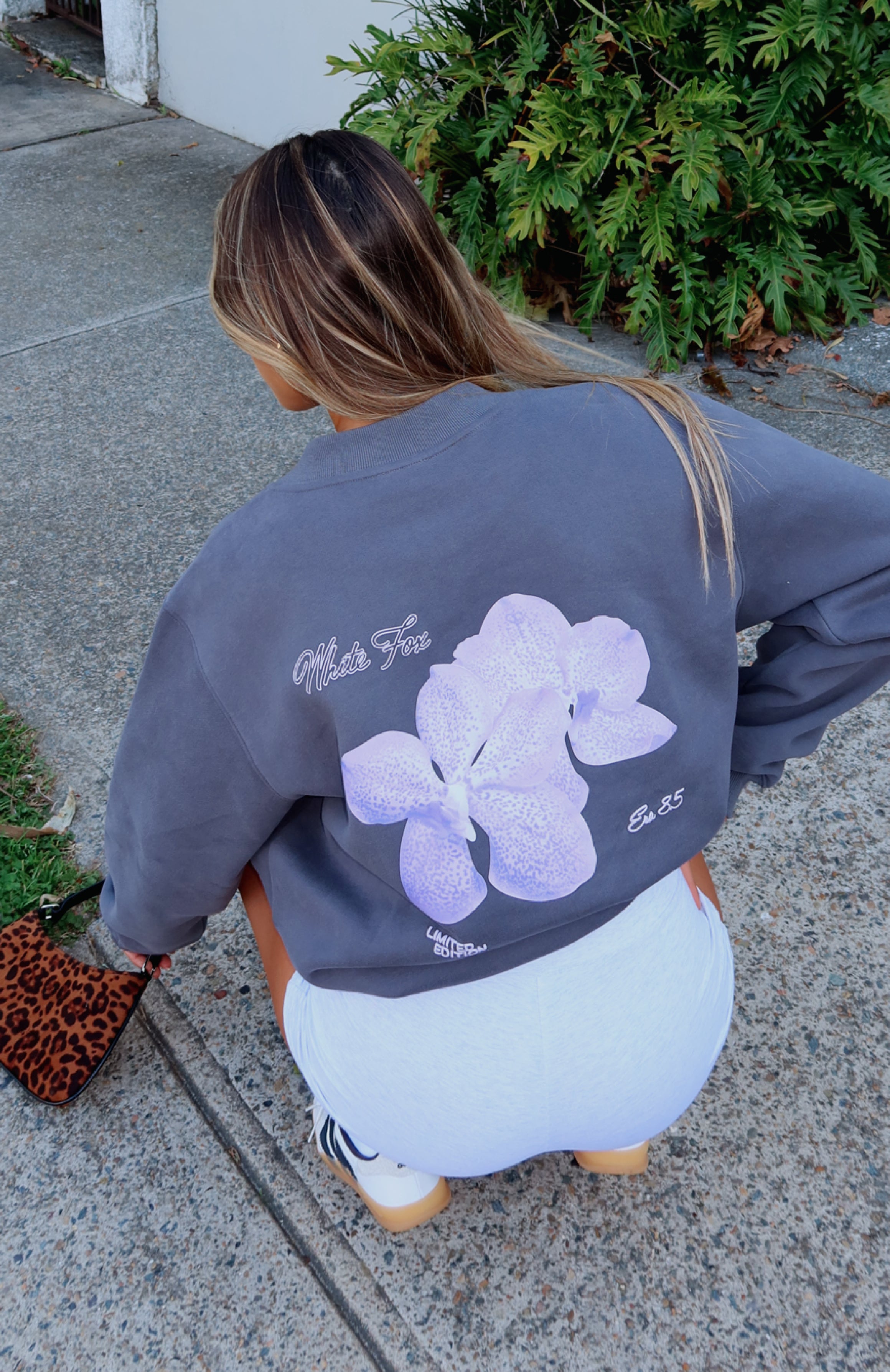 With Love Forever Oversized Sweater Volcanic | White Fox Boutique US