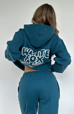 Sport Edition Oversized Hoodie Pine