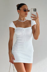 Love Somebody Mini Dress White