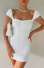 Love Somebody Mini Dress White
