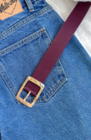 Nights Like These Belt Burgundy/Gold