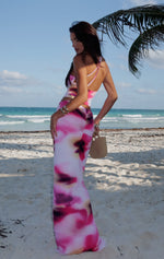 Ex Best Friend Maxi Skirt Fuchsia Flair