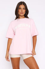 Athletics Era Oversized Tee Pink