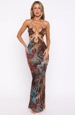 The Empress Maxi Dress Ophidian Feather | White Fox Boutique US The Empress Maxi Dress Ophidian Feather | White Fox Boutique US