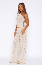Tranquility Crochet Pant Off White