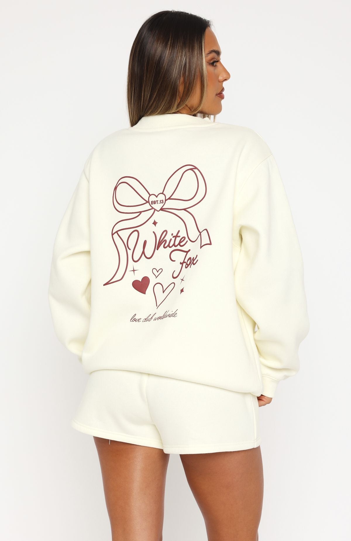 Love You Forever Oversized Sweater Cream | White Fox Boutique US