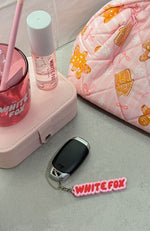 I've Got You Keychain Red/Pink Stripe