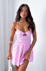 Keeping Cool Mini Dress Baby Pink