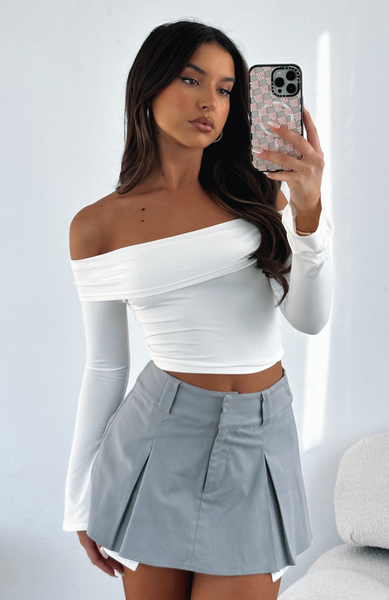 Taking Off Top White - White Fox Boutique Tops - Xxs - Shop with Afterpay