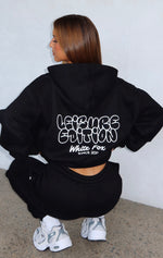 Leisure Edition Oversized Hoodie Black