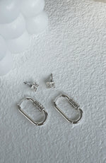Leo Earring Set Silver