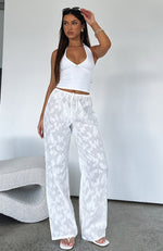 Life Lessons Pants White